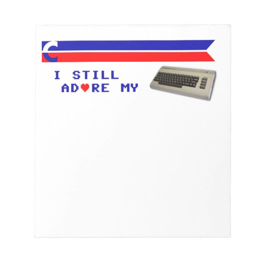 私はまだ私の64メモ帳を愛している ノートパッド (正面)