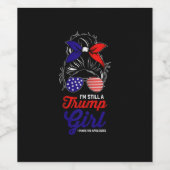 私はまだ私は謝罪しないトランプの女の子である2024 ワインラベル (シングルラベル)