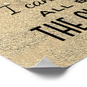 私はまだ素晴信じらしい恵みで:賛美歌の引用文 ポスター (角)