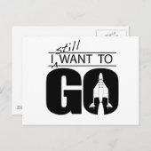 私はまだ行きたい ポストカード (正面/裏面)
