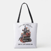 私はまだ読妖精の話は、彼らは今暗い トートバッグ (裏面)