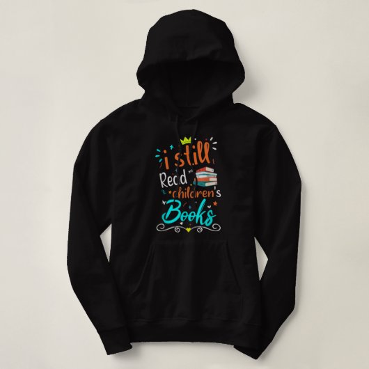 私はまだ読子供の本のTシャツのコピー パーカ (デザイン正面)