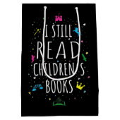 私はまだ読子供の本 ミディアムペーパーバッグ (裏面)