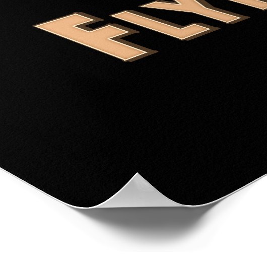 私はまだ車の飛んでいるポスターが欲しい(16x20") ポスター (角)