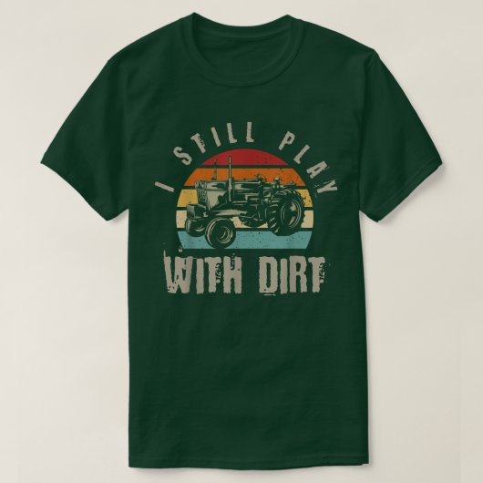 私はまだ遊土農家おもしろい農業 Tシャツ (デザイン正面)