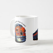 私はまだ遊F7気動車の列車を持っている コーヒーマグカップ (正面左)