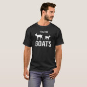 私はまだ食べ物を与えヤギヤギPremium Tシャツ (正面フル)