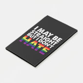 私はまっすぐかもしれないが、LGBTゲイは嫌いではない ポストイット (アングル)