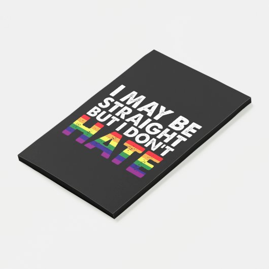 私はまっすぐかもしれないが、LGBTゲイは嫌いではない ポストイット (アングル)