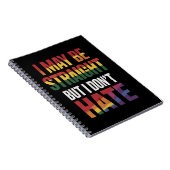 私はまっすぐかもしれないが、LGBTゲイプライドは嫌いではない ノートブック (右側)