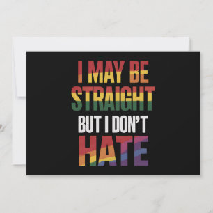 私はまっすぐかもしれないが、LGBTゲイプライドは嫌いではない 招待状