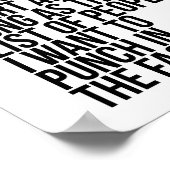 私はまつ毛が好き私のハート... ポスター (角)