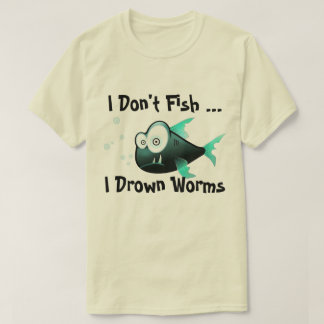 私はみみずを浸します Tシャツ