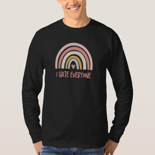 私はみんなを嫌う Tシャツ (正面)
