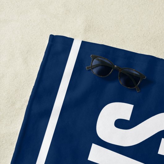 私はむしろおもしろいな退職のギフトを航海していました ビーチタオル (インサイチュ)