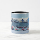 私はむしろです巡航のマグ(ノルウェーの喜びアラスカ) マグカップ (中央)