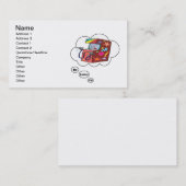 私はむしろアーケード・ゲームを遊んでいました 名刺 (正面/裏面)