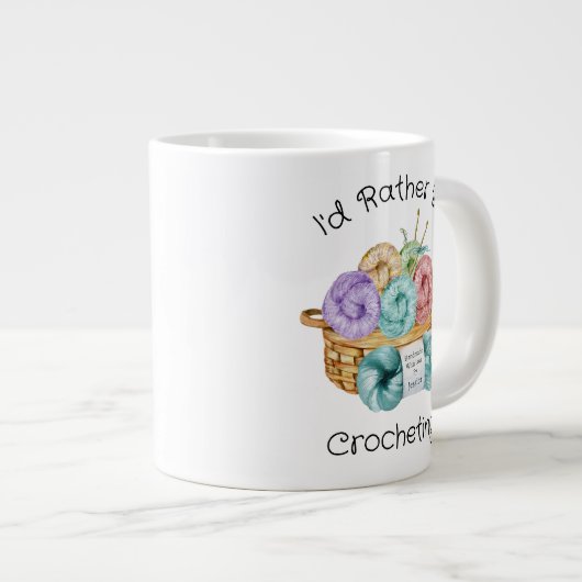 私はむしろインチキだパーソナライズされた ジャンボコーヒーマグカップ (正面右)