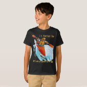 私はむしろカヤックを漕ぐ2才です Tシャツ (正面フル)