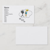 私はむしろカラオケ2を歌っていました 名刺 (正面/裏面)