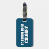 私はむしろカルガリー・アルバータにいる ラゲッジタグ (裏面縦)