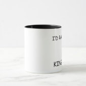 私はむしろカワセミです マグカップ (中央)