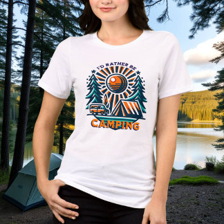 私はむしろキャンプヴィンテージビベス トライブレンドTシャツ