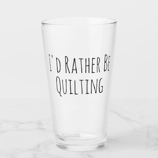 私はむしろキルティング裁縫 タンブラーグラス (正面)