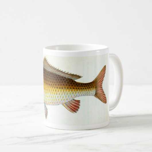 私はむしろコイの魚釣りのマグです コーヒーマグカップ (正面右)