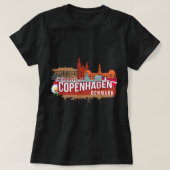 私はむしろコペンハーゲンのデンマークのヴィンテージスヴェンにいる Tシャツ (デザイン正面)