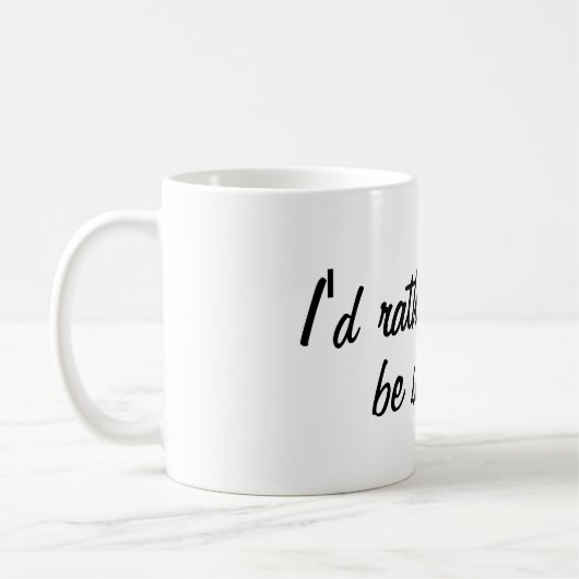 私はむしろコーヒー・マグを航海していました コーヒーマグカップ (左)