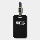 私はむしろゴルフにな遊りたい ラゲッジタグ (正面縦)