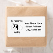 私はむしろサイクリングだ ラベル (インサイチュ)