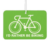 私はむしろサイクリングカーおもしろいの空気フレッシュナーになりたい カーエアーフレッシュナー (正面)