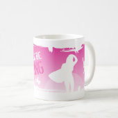 私はむしろサーフしていました コーヒーマグカップ (正面右)