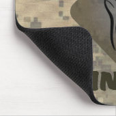 私はむしろシカの迷彩柄のロゴを捜していました マウスパッド (コーナー)