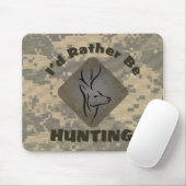 私はむしろシカの迷彩柄のロゴを捜していました マウスパッド (マウス)