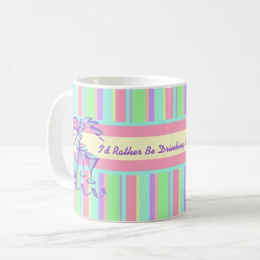 私はむしろシャンペンのコーヒー・マグを飲んでいました コーヒーマグカップ (正面左)