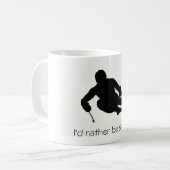 私はむしろスキーの…マグです コーヒーマグカップ (正面左)