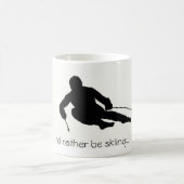 私はむしろスキーの…マグです コーヒーマグカップ (中央)