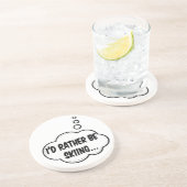 私はむしろスキーをしたい コースター (側面)