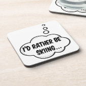 私はむしろスキーをしたい コースター (左側)