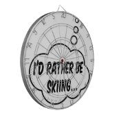 私はむしろスキーをしたい ダーツボード (正面左)