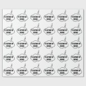 私はむしろスキーをしたい ラッピングペーパー (フラット)