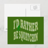 私はむしろスクアチングリーン迷彩柄 ポストカード (正面/裏面)