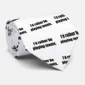 私はむしろテニスを遊んでいました ネクタイ (ロール)