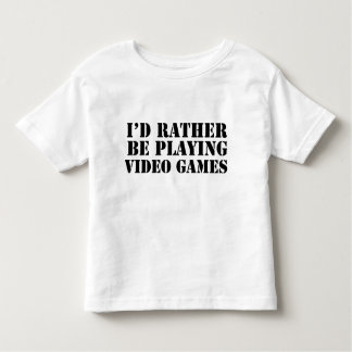 私はむしろテレビゲ遊ームになりたい トドラーTシャツ