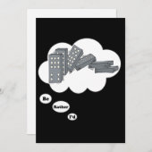 私はむしろドミノ4を遊んでいました 招待状 (正面/裏面)