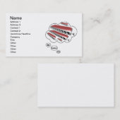 私はむしろハーモニカを演奏していました 名刺 (正面/裏面)