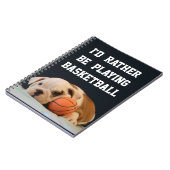 私はむしろバスケットボール-ブルドッグの子犬--を遊んでいました ノートブック (左側)